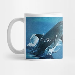 Dolphin and Atlantic Fossils Shark Tooth Mug